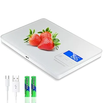 Buy MegaWise Precision Food Scale 33lb USB Rechargeable Kitchen Scale