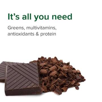 Vibrant Health, Maximum Vibrance, Complete Vegan Meal Shake with Plant-Based Protein, Chocolate Chunk, 15 Servings