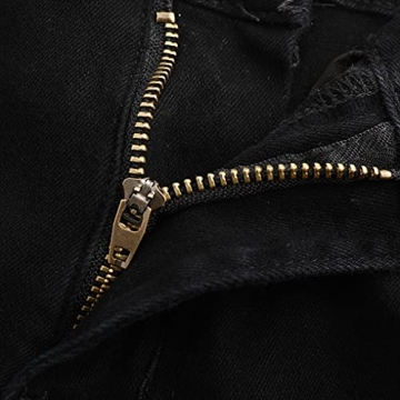 Stylish THUNDER STAR Women's Ripped Stretchy Jean Shorts