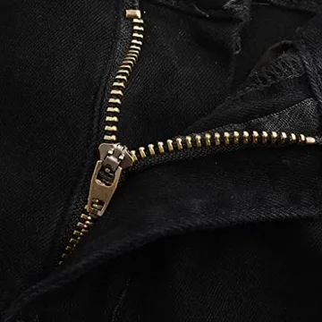 Stylish THUNDER STAR Women's Ripped Stretchy Jean Shorts