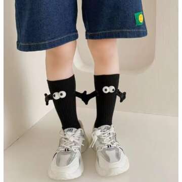 Hand in Hand Socks - Matching Fun for Kids and Couples