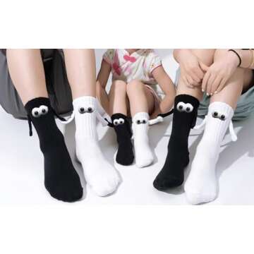 Hand in Hand Socks - Matching Fun for Kids and Couples