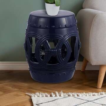 Stylish JONATHAN Y 16" Garden Stool - Indoor/Outdoor Decor