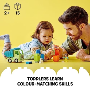 LEGO DUPLO Town Recycling Truck Building Toy for Toddlers