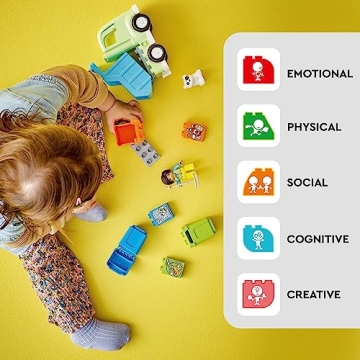 LEGO DUPLO Town Recycling Truck Building Toy for Toddlers