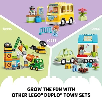 LEGO DUPLO Town Recycling Truck Building Toy for Toddlers
