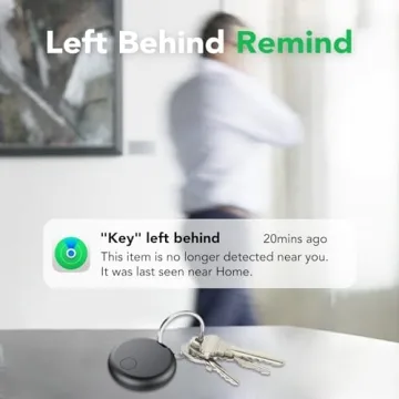 Smart Bluetooth Tracker Tags for iOS Devices Easy Item Finding