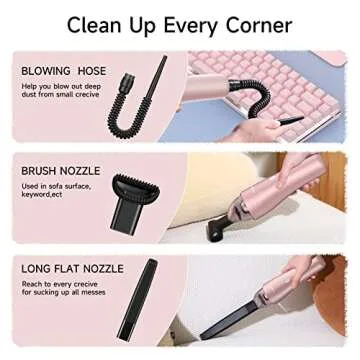 RUBOT Cordless Handheld Vacuum for Quick Clean-ups