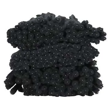 Iconikal Black Pipe Cleaners Craft Chenille Stems for DIY Art Supplies, 350-Count