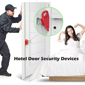 Portable Door Lock, Travel Lock for Extra Security and Safety