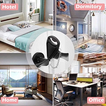 Portable Door Lock, Travel Lock for Extra Security and Safety