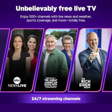 Roku Smart TV 2025: 50-Inch 4K HDR Television