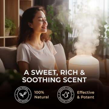 Gya Labs Vanilla Essential Oil for Skin - Vanilla Oleoresin Essential Oil - Vanilla Essential Oil for Diffuser & Candle Making Scent - Long Lasting Vanilla Oil Perfume (0.34 fl oz)