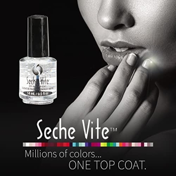 Seche Vite Dry Fast Top Coat for Quick-Drying Nails