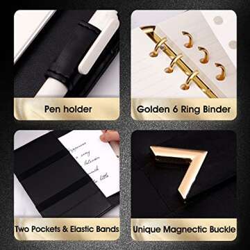 CAGIE A5 Refillable Planner Notebook – Stylish & Functional