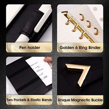 CAGIE A5 Refillable Planner Notebook – Stylish & Functional