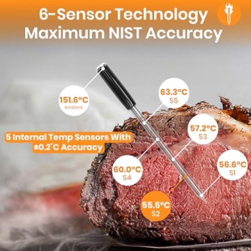 MeatStick V Wireless Meat Thermometer for Perfect Cooking