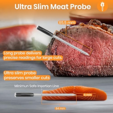 MeatStick V Wireless Meat Thermometer for Perfect Cooking