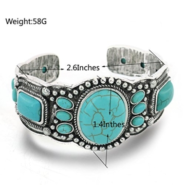 Exquisite Turquoise Heart Bracelet for Chic Occasions