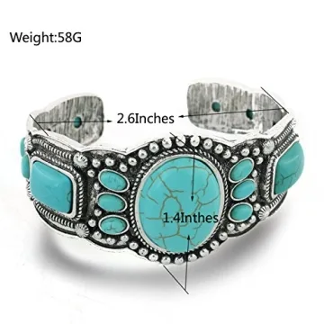 Exquisite Turquoise Heart Bracelet for Chic Occasions