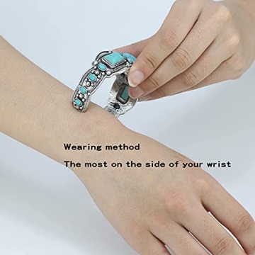 Exquisite Turquoise Heart Bracelet for Chic Occasions