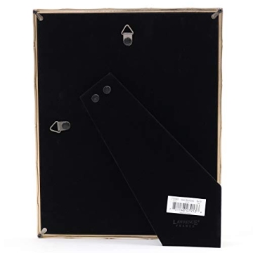 Gold Bamboo Metal Picture Frame with Mat 8x10 5x7