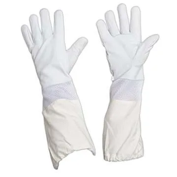 Premium Goatskin Beekeeper Gloves with Ventilated Design