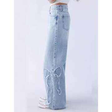 CORIRESHA Women's Stylish High Rise Denim Jeans Blue