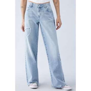 CORIRESHA Women's Stylish High Rise Denim Jeans Blue