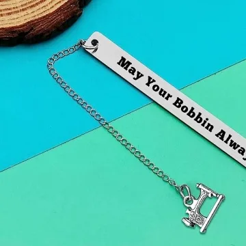 Funny Sewing Bookmark Gift for Crafters and Book Lovers