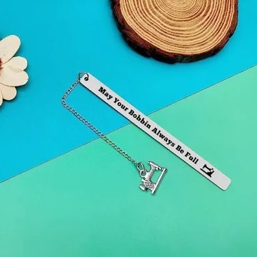 Funny Sewing Bookmark Gift for Crafters and Book Lovers