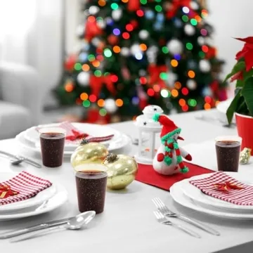 Jolly Chef 100 Pack Gold Plastic Cups - Elegant Party Tumblers