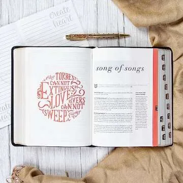 CSB She Reads Truth Bible, Black LeatherTouch Indexed, Black Letter, Full-Color Design, Wide Margins, Journaling Space, Devotionals, Reading Plans, Single-Column, Easy-to-Read Bible Serif Type