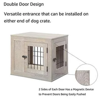 Stylish Unipaws Dog Crate for Small Pets - Elegant Design