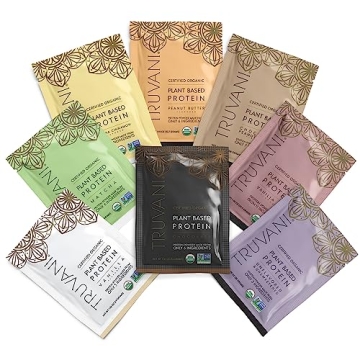 Truvani Vegan Pea Protein Powder Sample Pack | Organic Plant-Based Protein