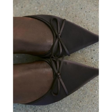 UFEDO Kitten Heel Bow Mules - Chic Comfort for Women