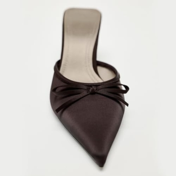 UFEDO Kitten Heel Bow Mules - Chic Comfort for Women