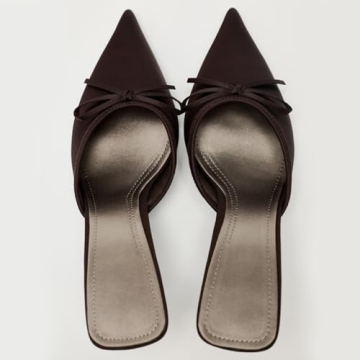 UFEDO Kitten Heel Bow Mules - Chic Comfort for Women