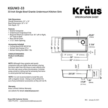 KRAUS Bellucci Undermount Workstation Sink in Metallic Black