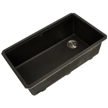 KRAUS Bellucci Undermount Workstation Sink in Metallic Black