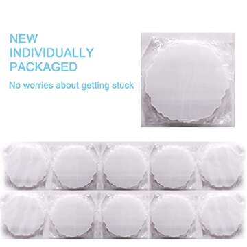 ingsi Resin Molds-10 Pcs Geode Resin Glossy Coaster Molds for Resin Casting-Druzy Silicone-Agate Slice Coasters-Cup Mats for Home Decoration