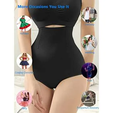 iloveSIA High-Waisted Compression Shapewear 3-Pack