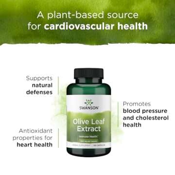 Swanson Olive Leaf Extract Capsules for Immune Support