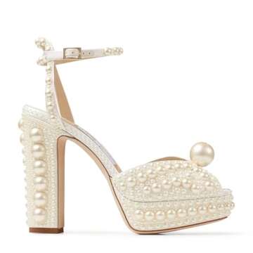 Elegant Goolita Pearl Platform Heels for Weddings & Events