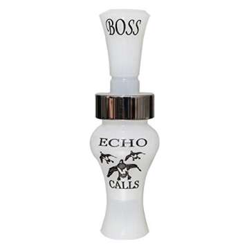 Echo Boss Competition Single Reed Duck Call Pearl – Exceptional Volume & Versatility