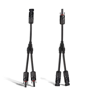 Vemote Waterproof Solar Panel Y Branch Cable 10AWG