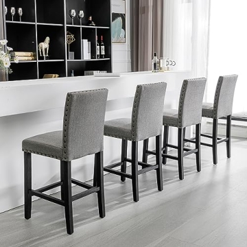 Stylish DAGONHIL 24" Bar Stools Set of 4 for Any Occasion