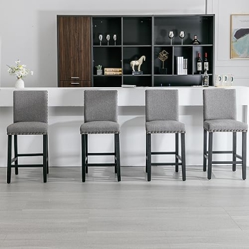 Stylish DAGONHIL 24" Bar Stools Set of 4 for Any Occasion