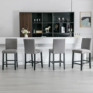 Stylish DAGONHIL 24" Bar Stools Set of 4 for Any Occasion