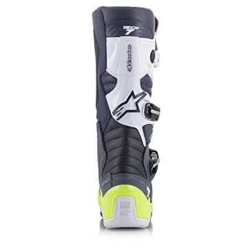 Alpinestars 2012014-1829-13 Tech 7 Boots Black/Silver/White/Gold Sz 13